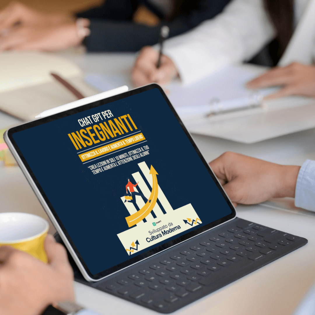 CHAT GPT PER INSEGNANTI - LA GUIDA PRATICA PER CREARE LEZIONI, VERIFICHE E MATERIALI DIDATTICI IN SOLI 10 MINUTI (+4 BONUS ESCLUSIVI GRATIS 🎁)